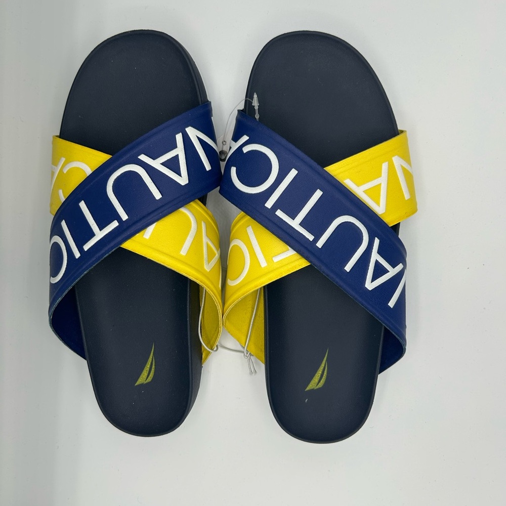 Nautica Blue and Yellow Sandals